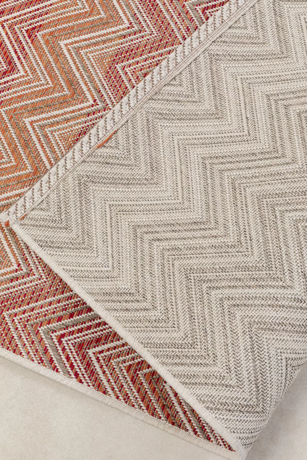 Matot>KARE Design Zigzag Red Matto Ulkokäyttöön, Punainen 160x230cm